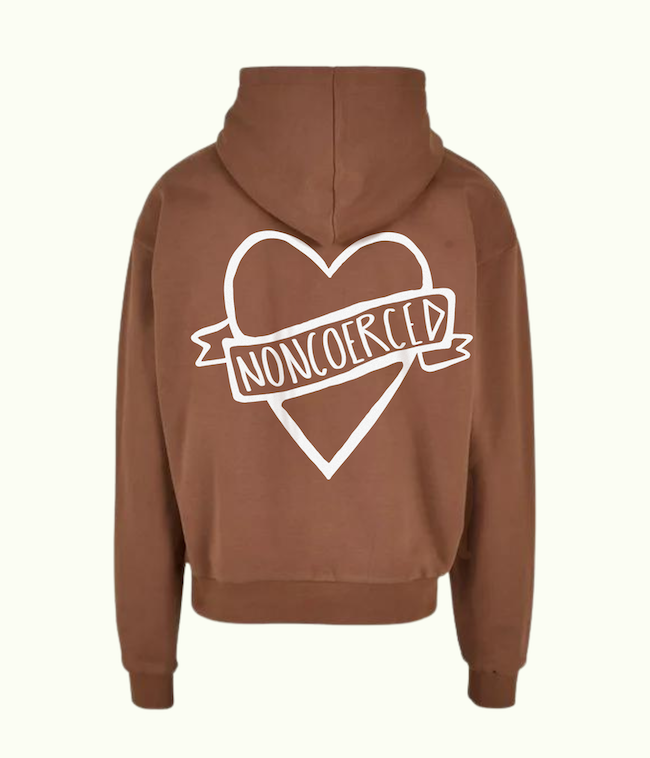 NONCOERCED HEART HOODIE